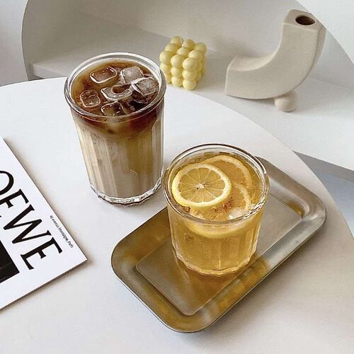 Bolimei Ins Large Capacity Glass Cold Extract Coffee Cup Gla