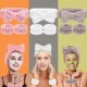 Headbands for Towel Wash Elast Set Face Wristband 3Pcs Women