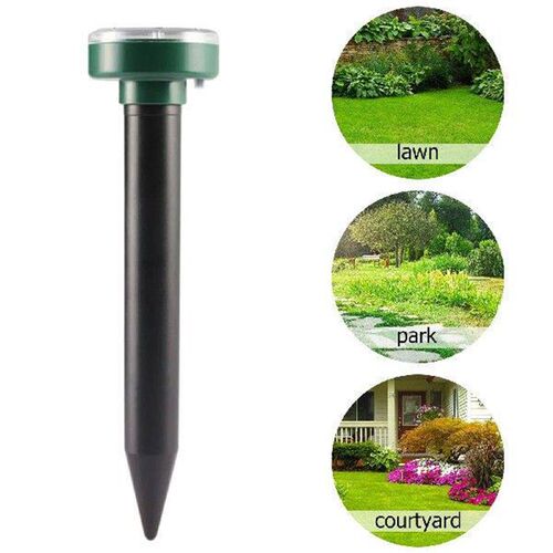 4 pcs Solar Mole Repeller Without Poison Deterrent Vole