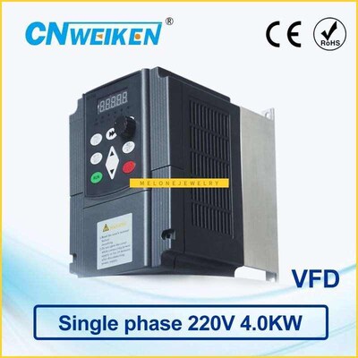 VFD Inverter 220V 4KW Frequency Converter  3P 220V Output CN