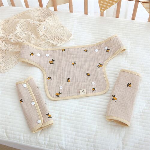 Cotton Gauze Bib Chest Style Straps Bib Gauze Teething Cloth