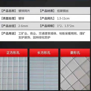 小格铁丝网片鸟笼兔笼鸽舍鸽棚围网镀锌护栏网养殖底网镀锌铁丝网