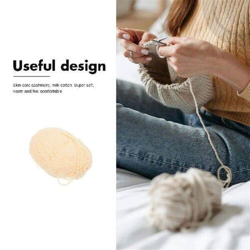 50 G Milk Cotton Yarn Hand-woven Chunky for Knitting Roving