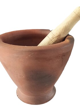 泰国土制舂鸡脚春臼捣蒜器舂凉拌捣罐宋丹舂器对窝舂木瓜沙拉