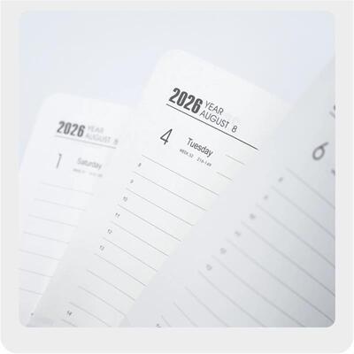 A5 English weekly365days daily planner 2026 agenda