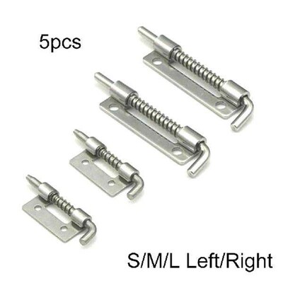 5pcs Spring Loaded Latches Security Bolt Latch Tone Door