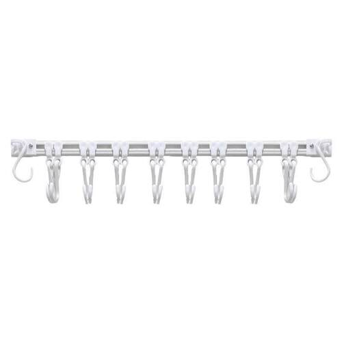 Sliding track hook wardrobe wall-mounted drill-free door sto