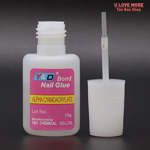 10g Fast Drying Nail Glue for False Nails Glitter Acrylic Na