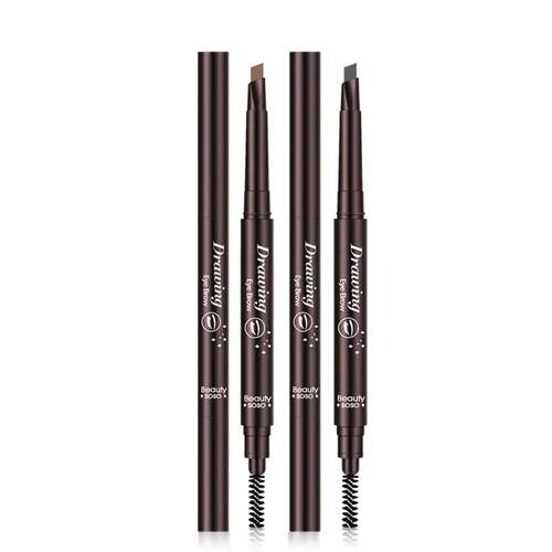 Double Ended Eyebrow Pencil Waterproof Long Lasting Eyebrow