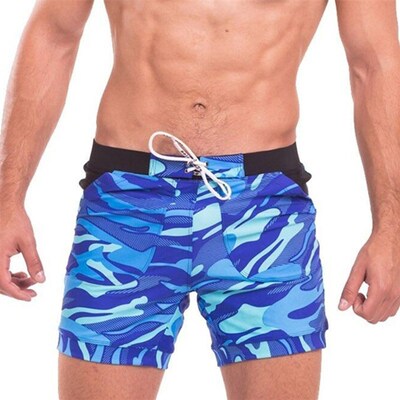 Mens Swimming Trunks Summer Swimming Fitness Shorts Mens F