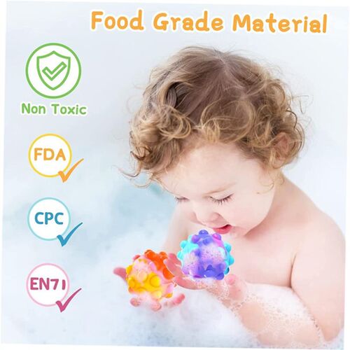 Squeeze Pop It Ball Fidget Silicone Sensory Toys Stress球
