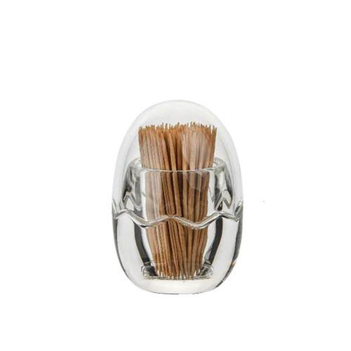 Clear Acrylic Toothpick Cotton Swab Holder Hotel Thickened D