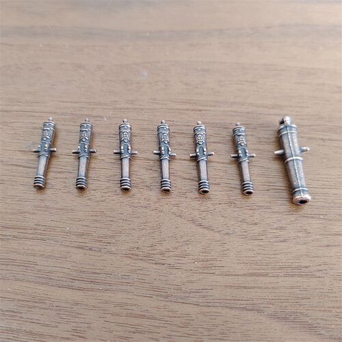 Scale 1/100 Halcon model Ship Accessories kit Classical cann