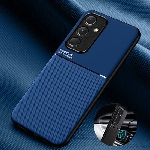 For  Galaxy A15 A35 A55  Case Leather Car Magnetic Holder Ph