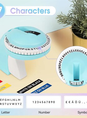 B90 Label Printer 3D Embossing Portable Manual Label Maker S