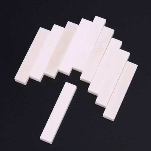 10/5/3Pcs Guitar Bass Real Blank Bone Nut for LP Folk/Classi