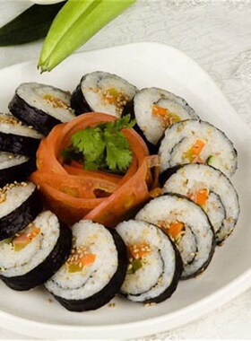 Household Kit for Preparing Sushi Rolls Tools Roller Shutter