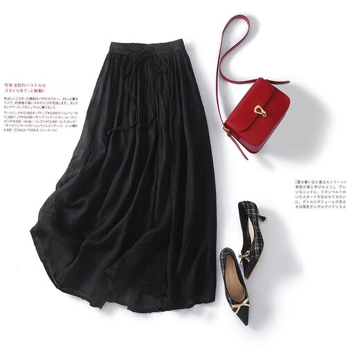 Korean Fashion Women Skirt with Pockets Fairycore Jupe Mori
