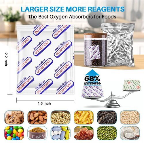 Oxygen Absorbent Bags For Food 300cc o2 absorber Food Grade