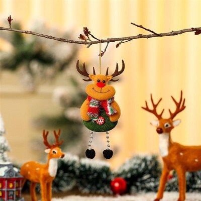 plush toy doll small pendant Christmas tree hang ornaments