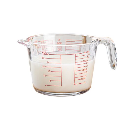 Glass Measuring Cup for KitchenHome Transparent Baking HeatR