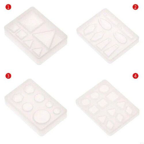 Various Patterns Crystal Molds for UV Resin Unique Epoxy