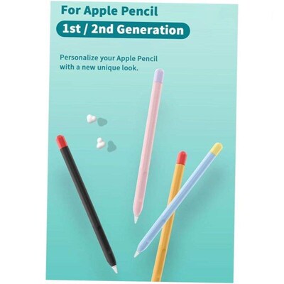 Stylus Cover Silicone Pen Case For Apple Pencil 1 2 Color Ma