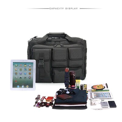 Mens tactical hunting briefcase tactical computer bag 14.1-