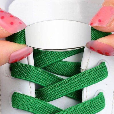 Elastic No Tie Shoelaces Flat Shoe Laces For Kids and Adult