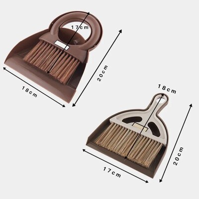 Mini Dustpan and Broom Set 1 x Broom Brush + 1 x Dustpan for