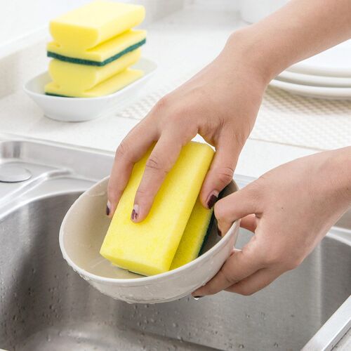 IShaped Thickening Cleaning Sponge 5Pack Kitchen Scrubber fo