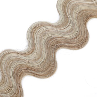 Colorful Body Wave Hair Bundles 613 Piano Blonde Natural Syn