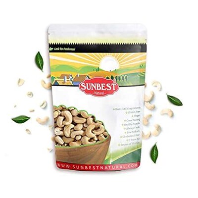 Sunbest Natural Cashews, Whole, Roasted, Salted, Non-GMO