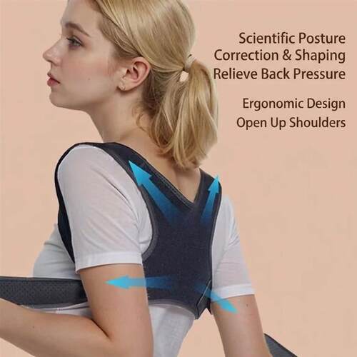 1PC Invisible Back Posture Corrector Trainer Shoulder Brace