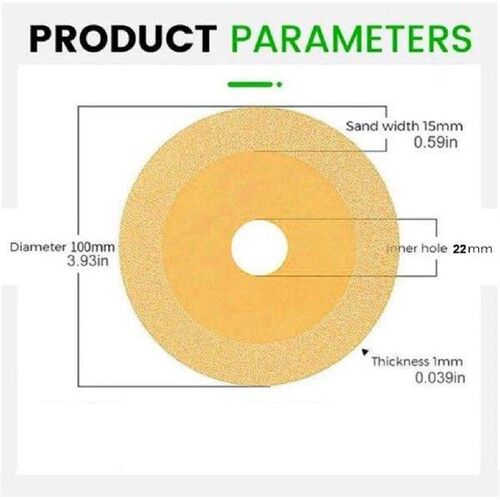 1Pcs 22mm Hole Glass Cutting Disc For