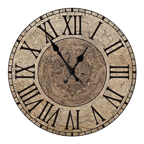Wooden Wall Clock 10 Inch Silent Non Ticking Quartz Wall Clo