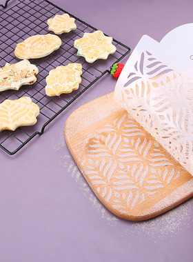 Fondant Cake Mesh Stencil Stamps Stencils Embossing For Deco