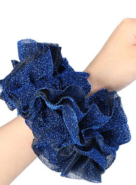 Shiny Velvet Elastic Headband Singlecolor Girl Hair Rope Hai