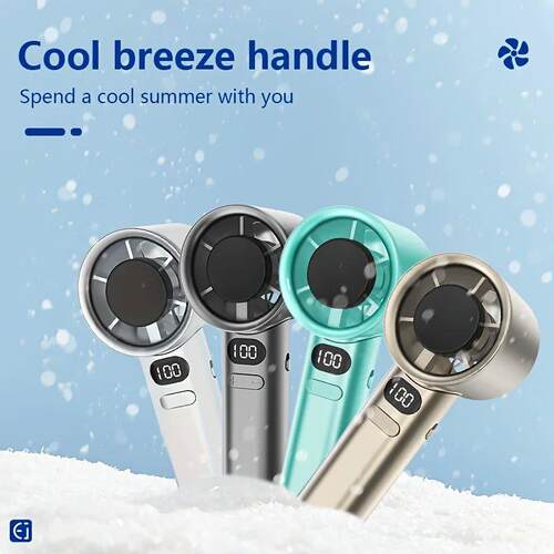 Handheld mini fan, powerful 400mAh wind speed, convenient US