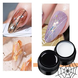 6ml Wire Drawing Gel Nails Polish Spider Web Varnish Paintin