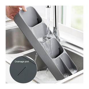 Cutlery Storage Tray Knife Holder Utensils Drawer Organizer