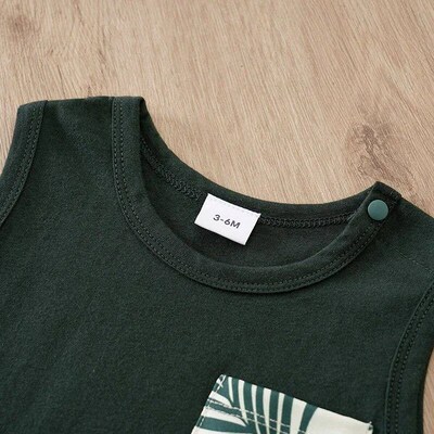 Summer Boys And Girls Cute Casual Style Comfortable Sleevele