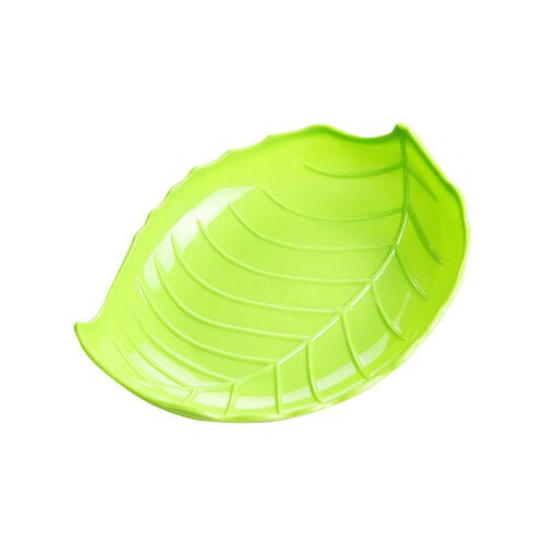 Candy Color Fashion Candy Plate Leaf-shaped Plastic Fruit Pl