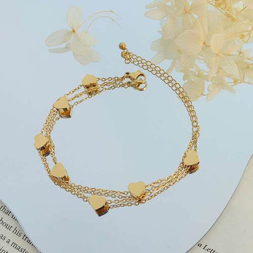 brlet small fresh love small peach heart double layered brle