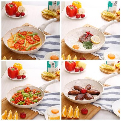 non-stick frying pan induction cooker cooking pot不粘平底锅