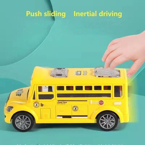 School Bus Model Car For Children Toys, Kids Educational Toy
