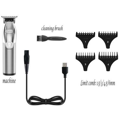 professional cordless hair trimmer for men rechargeable bear
