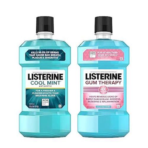 Listerine Cool Mint Antiseptic Mouthwash to Kill 99% of B