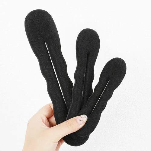 1/2pc Hair Styling Donut Bun Curler Maker Hair Clip Ring Bra