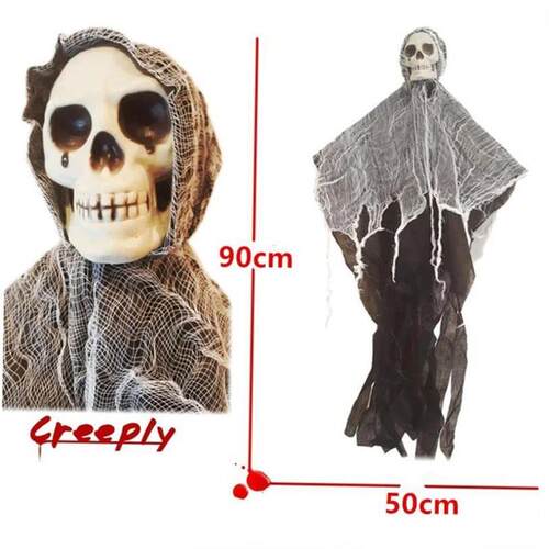 Halloween Horror Skull Hanging Decorations Ghost Outdoor Hau
